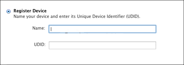 Register Udid