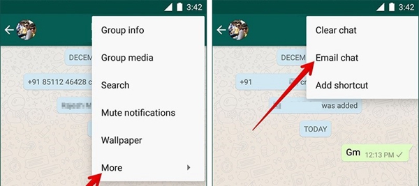 Email WhatsApp Chat Android 2