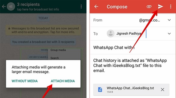 How to transfer whatsapp chats from android to iphone