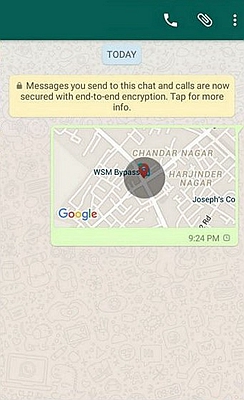 WhatsApp Share Location 3