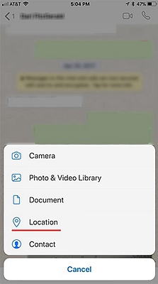 WhatsApp Share Location 4
