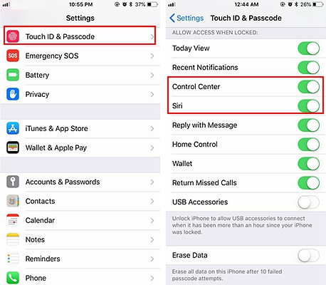 iPhone Lock Screen Security 3