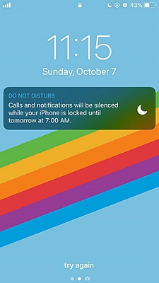 iPhone Do Not Disturb 1