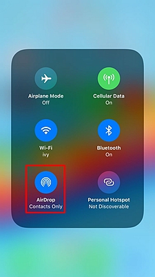 iPhone AirDrop 1