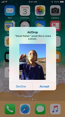 iPhone AirDrop 4