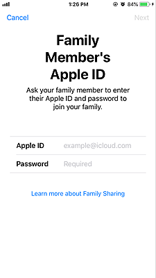 iPhoen Family Sharing 3
