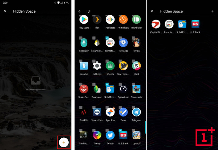 OnePlus Hidden Space 3