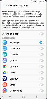 How to Set Up Edge Lighting Notifications for Samsung Note 9